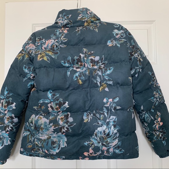 Anthropologie floral puffer coat size XS. EUC - Picture 4 of 8